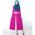 Las mujeres islámicas vendedoras calientes se visten de color de moda que hace juego el vestido musulmán de Dubai Abaya